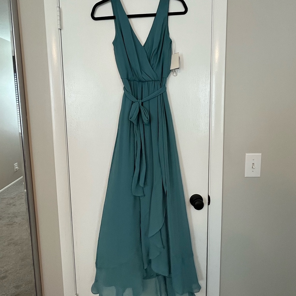 Teal Brides Maid Dress
